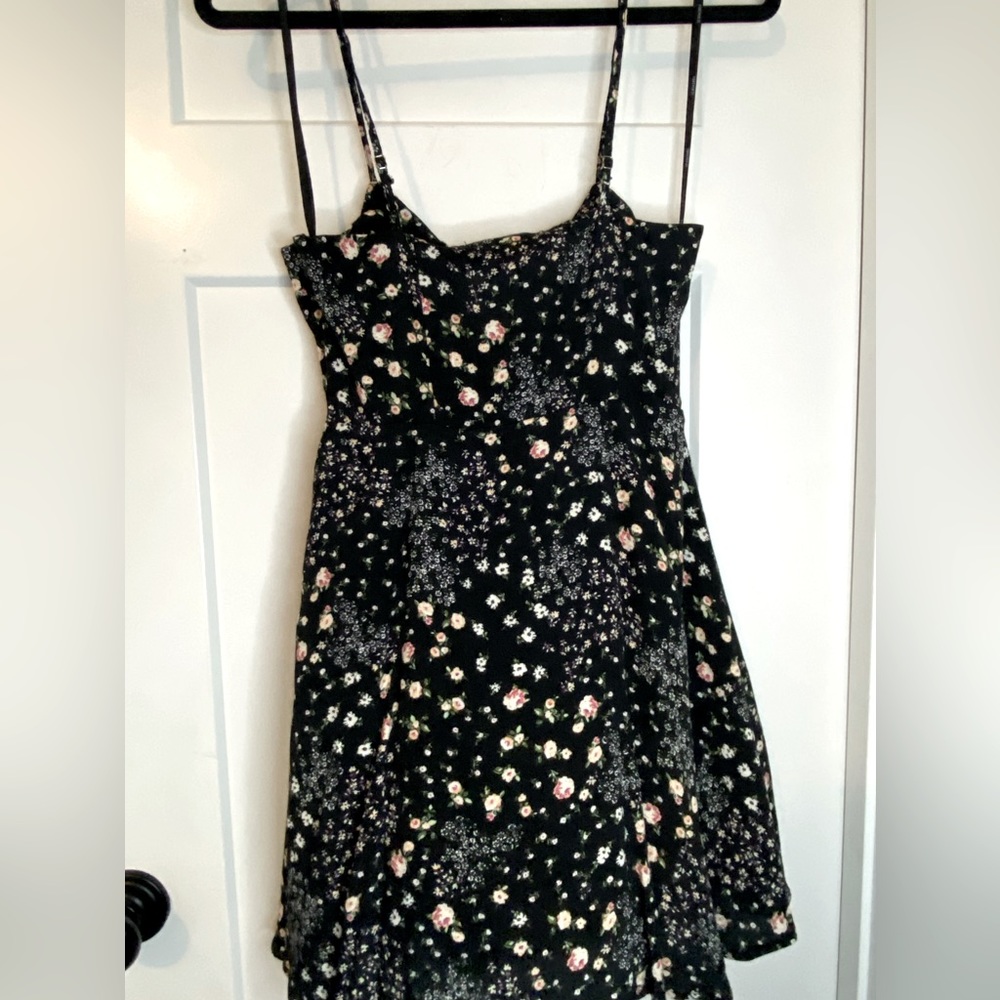 Mini dress flower print- size small